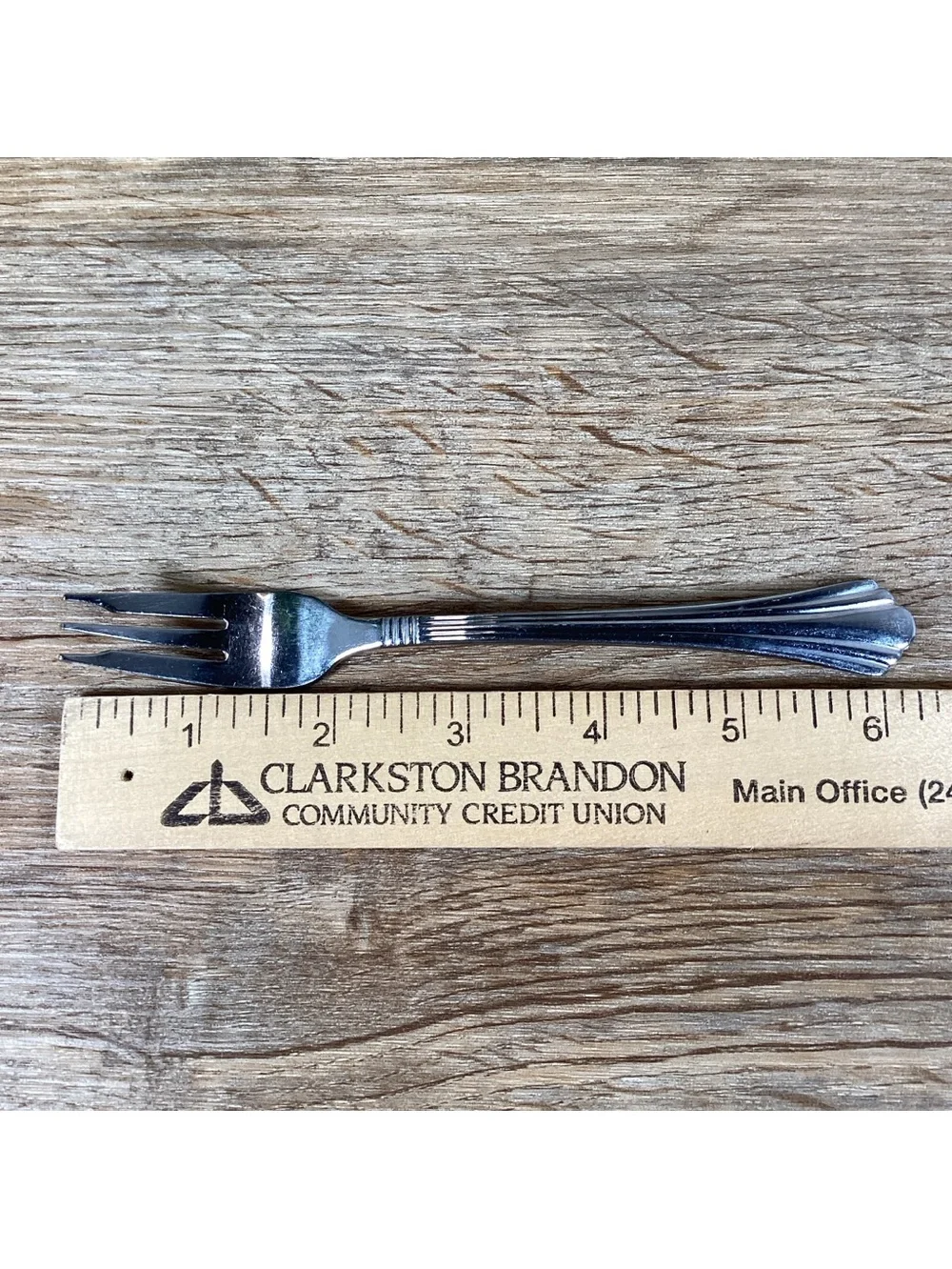 Vintage Brilliant Cut Crystal Nappy Dish with Cocktail Fork